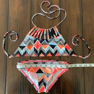 Girls Billabong 2 piece bathing suit